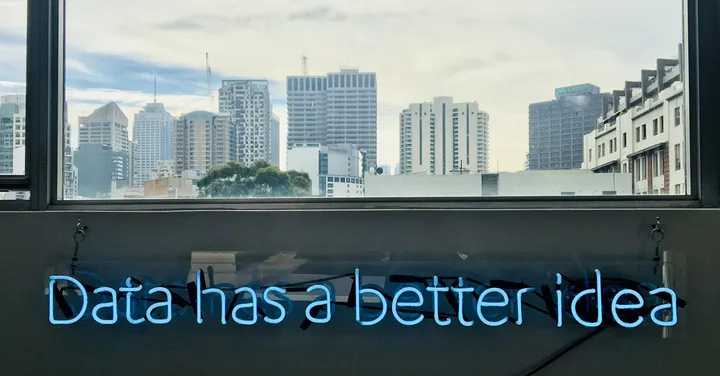 Data has a better idea