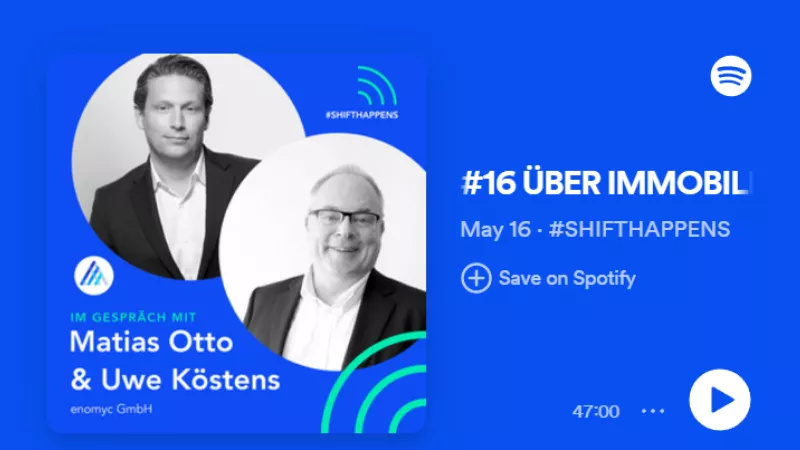 Uwe Köstens und Matias Otto im #SHIFTHAPPENS Podcast